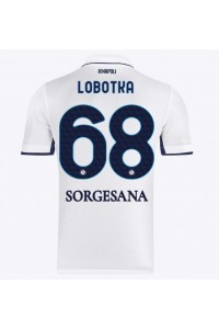 SSC Napoli Stanislav Lobotka #68 Voetbaltruitje Uit tenue 2024-25 Korte Mouw